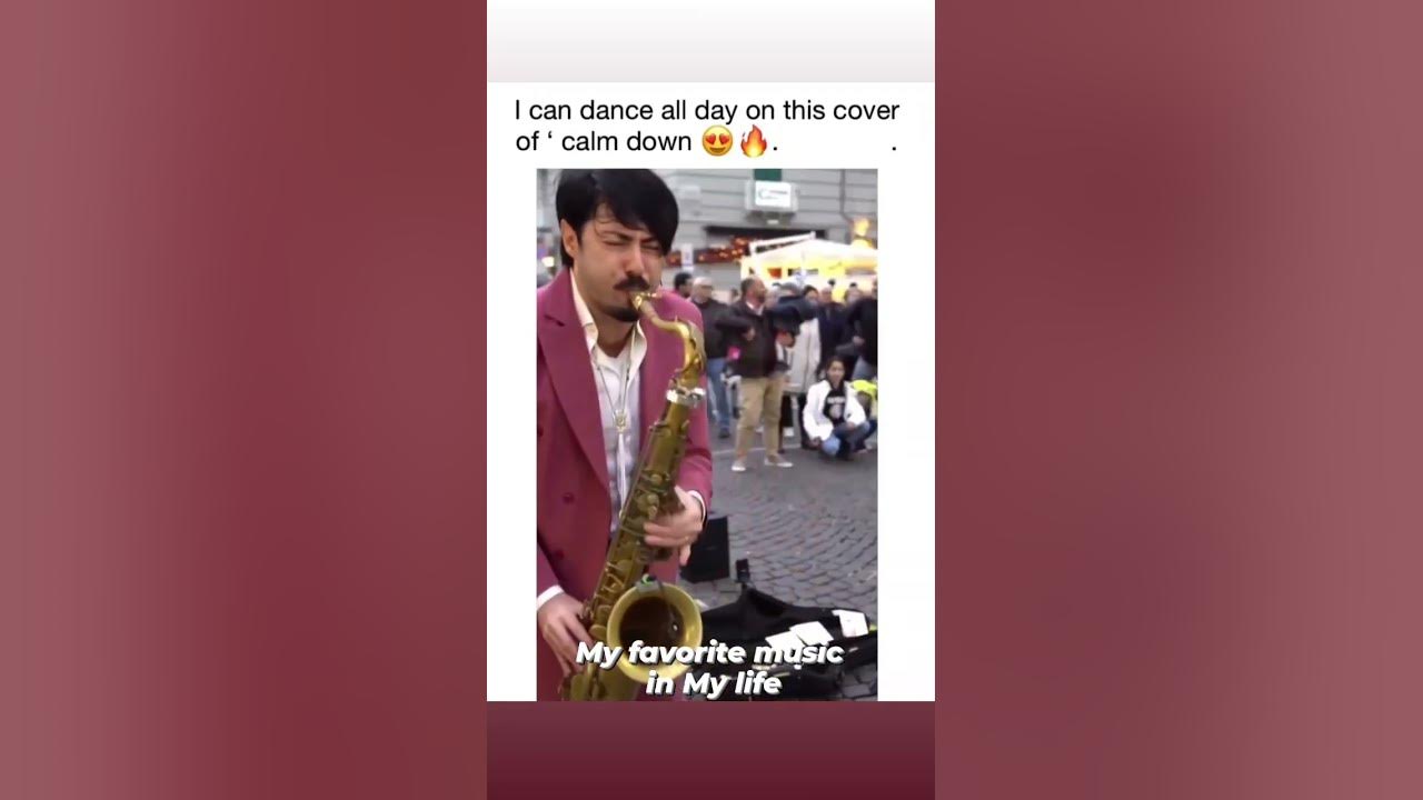 Calm down song |daniele vitale sax #shorts