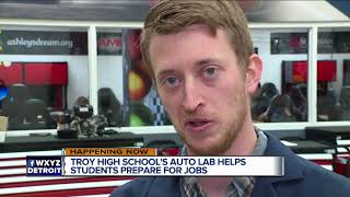 troy high school's auto lab helps students prepare for jobs