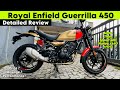 New Royal Enfield Guerrilla 450 Detailed Review | Price,  Mileage, Performance….?