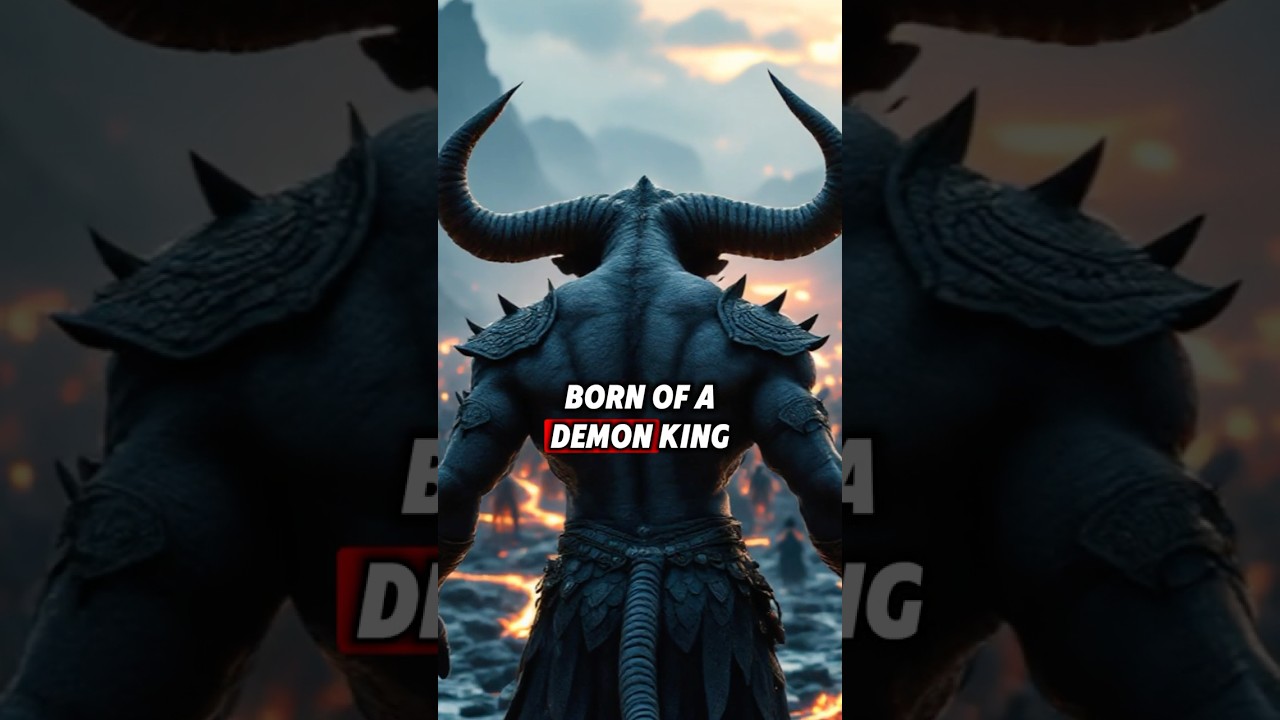 Goddess Durga Confronts the Powerful Shape Shifting Demon