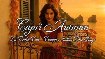 Capri Autumn 🍁 | Romantic Italian Love Songs (Dolce Vita Playlist)