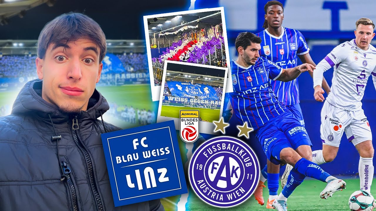 FC BLAU WEISS LINZ VS AUSTRIA WIEN-STADIONVLOG🔥⚽️