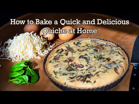 Spinach Quiche Recipe With Swiss Cheese