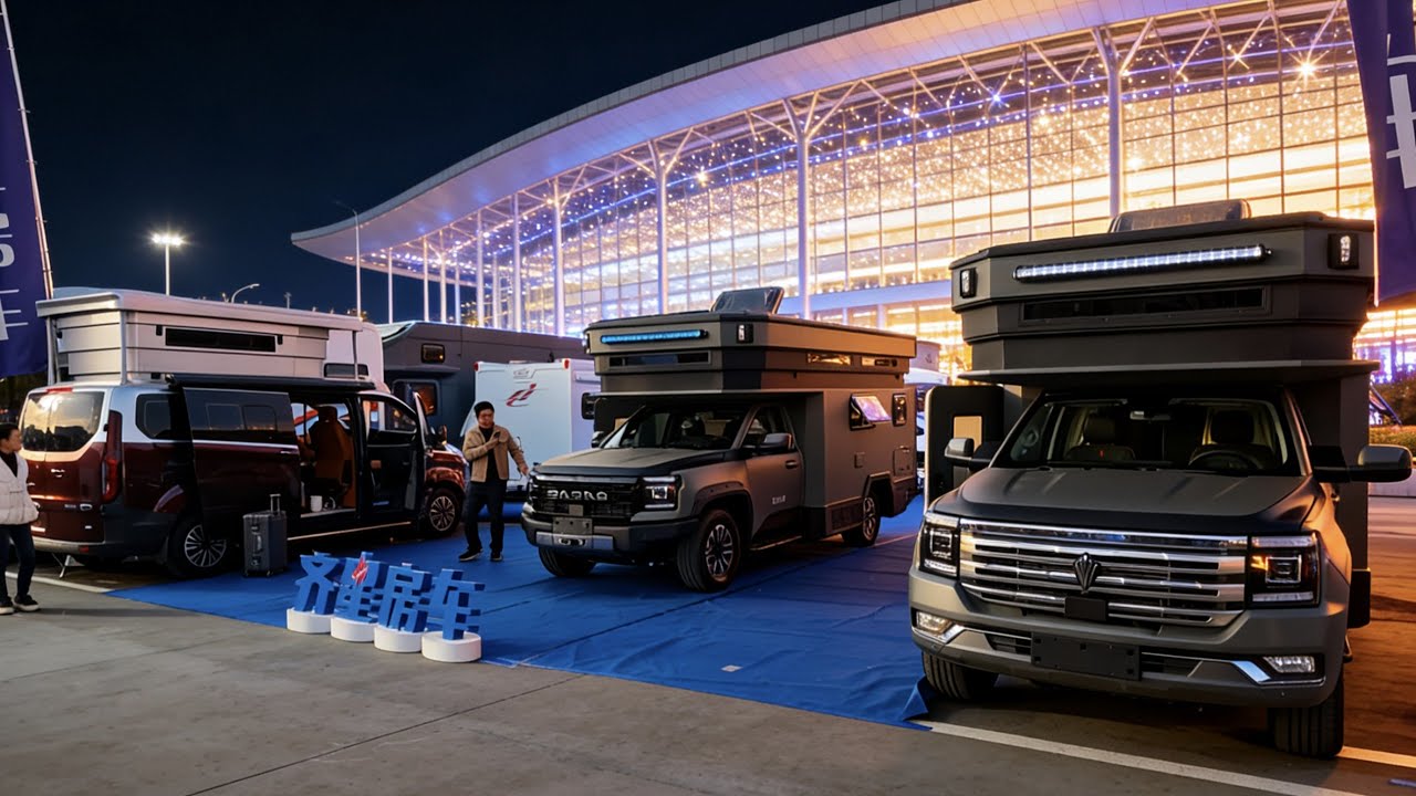 堪比房车界变形金刚！国内最小房车闪耀杭州展，琳琅满目看花眼睛