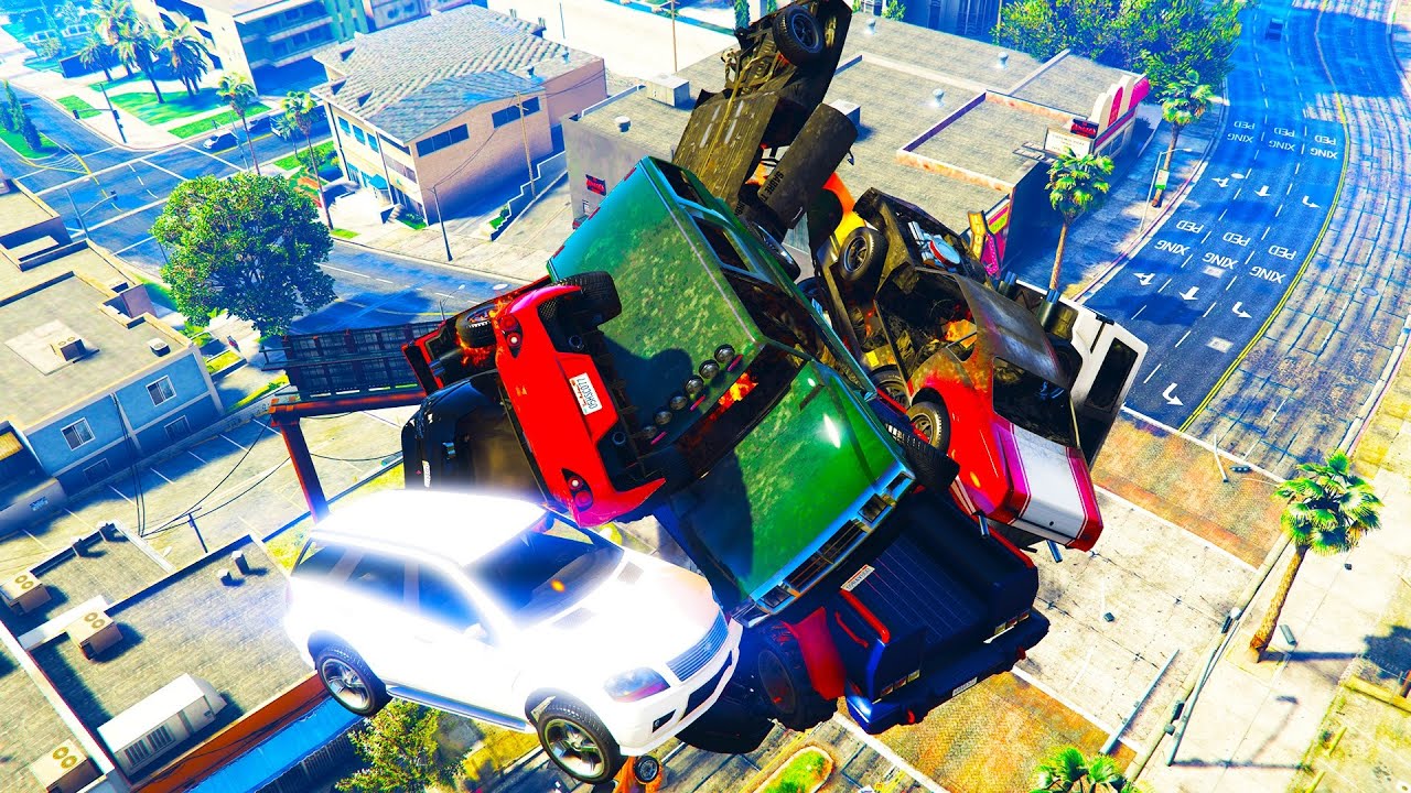 Ein GTA ONLINE Hacker beschwört einen Auto-WIRBELSTURM!