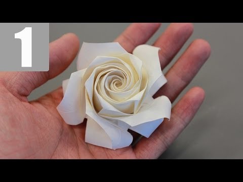 Part1 3 How To Fold Naomiki Sato Origami Rose Pentagon Rose