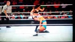 Charlotte legitimely gets kneed in the head