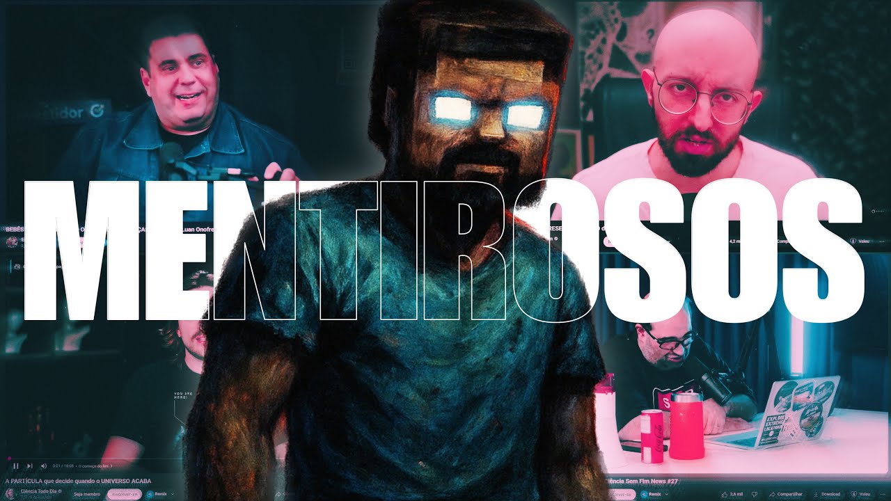 OS CIENTISTAS ESTÃO TE ENGANANDO, E VOU TE PROVAR USANDO MINECRAFT