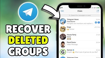 How To Recover Deleted Telegram Groups - Full Tutorial (iPhone/Android)