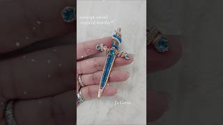 tutorial worthy?? concept sword #diy #wire #wrap #Sword #warriors #jewelry #handmadesword