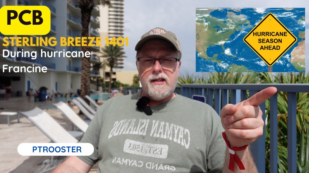 Panama City Beach Sterling Breeze Condo 1401 review and Hurricane Francine