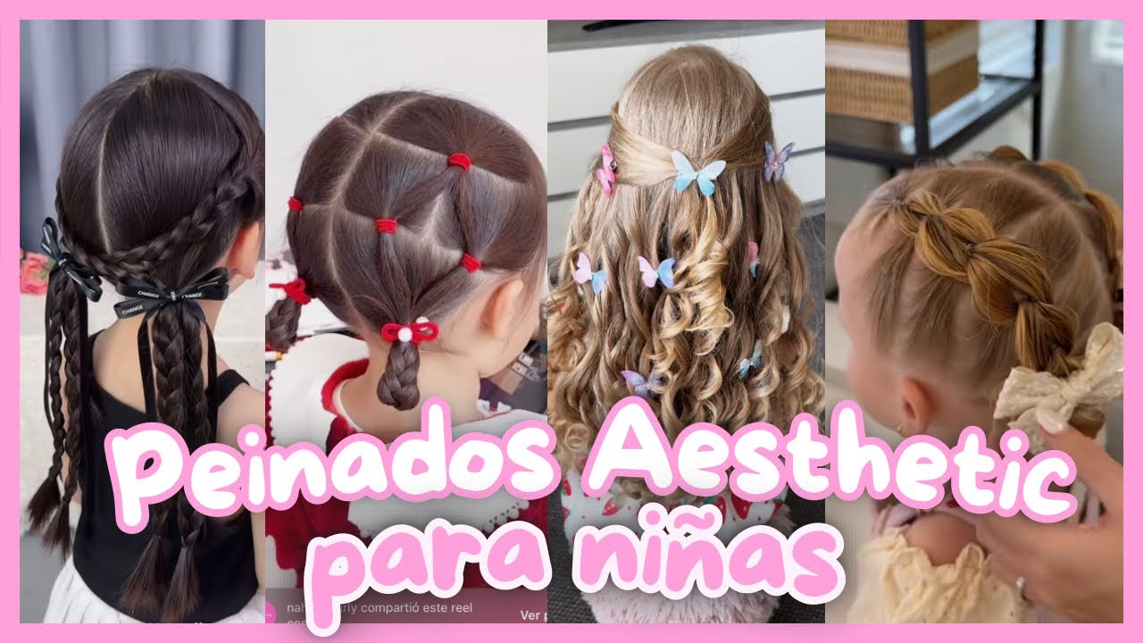 11 Peinados Aesthetic para la Escuela 💕 Fáciles y Rápidos para Niñas