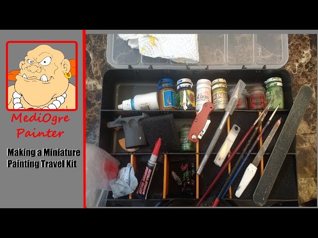 Making a Miniature Painting Travel Kit 