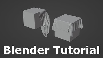 Blender Tutorial: Cloth Simulations and Collision Objects With Different Face Counts