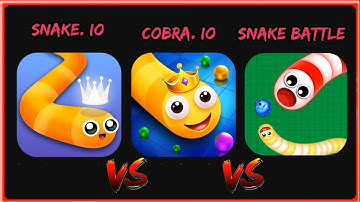 Snake. Io Vs Cobra. Io Vs Snake Battle Game Comparison!