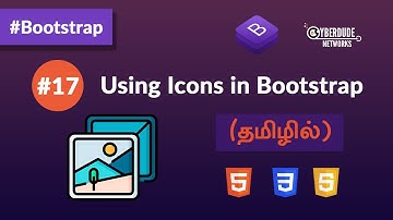 #17 - Using Icons in Bootstrap - (தமிழில்) (Tamil) | Bootstrap Course  | Web Design
