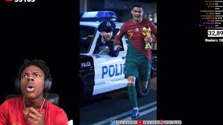 Ishowspeeds Reaction To A.i Video Of Ronaldo And Messi Pt.2