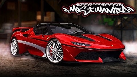 NFS Most Wanted | Ferrari J50 Mod Gameplay [1440p60]