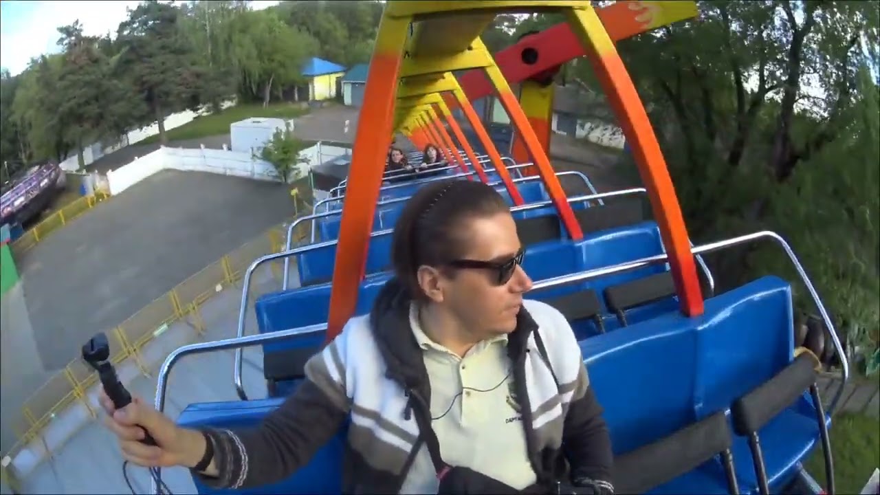 Аттракцион Супер Нова в парке Челюскинцев, если честно не рекомендую его  Есть там и покруче