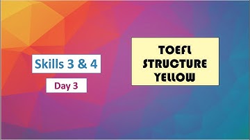 UMAR TOEFL Structure Skills 3&4 day 3