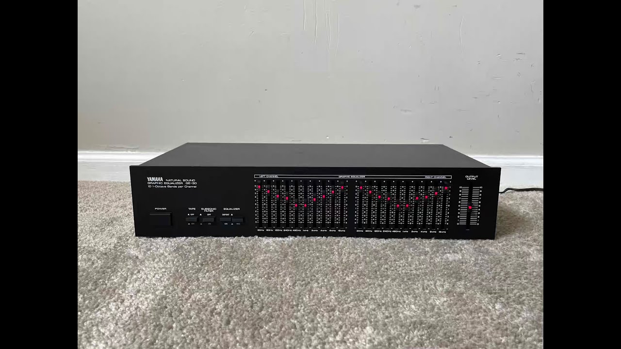 Yamaha GE-30 Stereo Graphic Equalizer EQ - YouTube