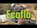 Ecoflo installation septique écologique – Remplacement du milieu filtrant