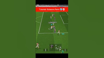 Tutorial: Scissors Feint 🥶💀 #efootball #efootball2025 #shorts #shortsfeed #gaming #gameplay