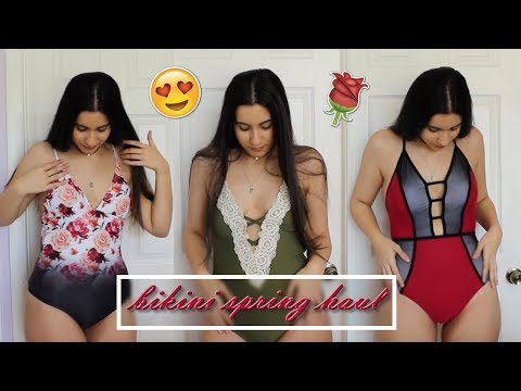 CUPSHE SPRING BIKINI TRY ON HAUL (cheap u0026 cute!) | Just Sharon