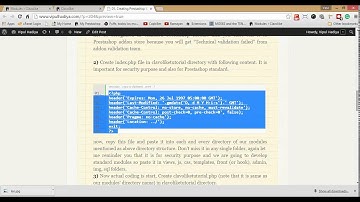 01. Creating Prestashop Module With Standard Directory Structure