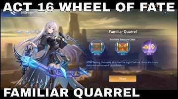 MIRAGE LEGENDS  | ACT 16 WHEEL OF FATE | FAMILIAR QUARREL ► MOBILE LEGENDS ADVENTURE