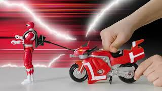 mighty morphin power rangers re-ignition playmates toys commercial Tyrannosaurus Battle Bike