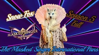 The Masked Singer Australia  Snow Fox  Season 5 Full