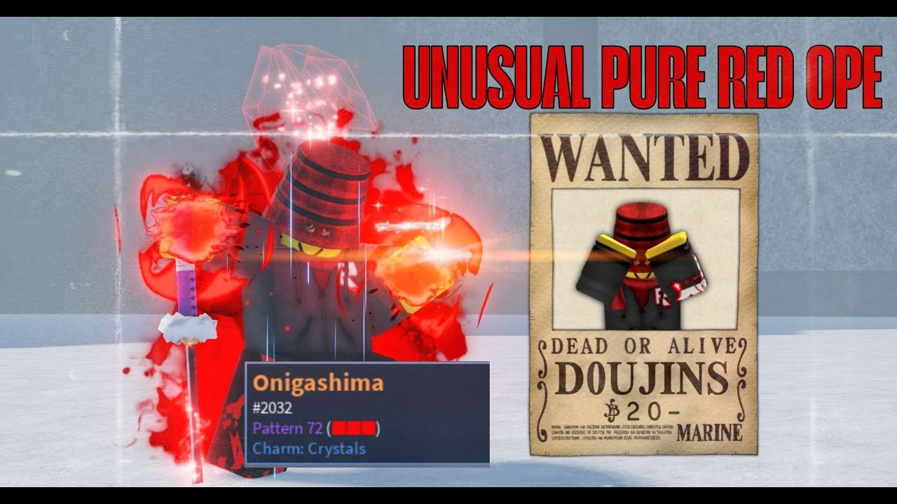 [AUT] UNUSUAL PURE RED OPE (ONIGASHIMA) SHOWCASE ! - YouTube