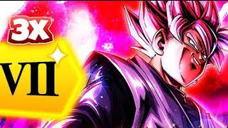 (Dragon Ball Legends) 3x Zenkai buffed LF Rose Goku Black