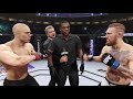 Playing UFC 2 George St Pierre vs Conor Mcgregor