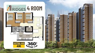 Bishan Ridges 4-room Virtual Tour | 2020 Nov Bishan BTO | VR 360 4K
