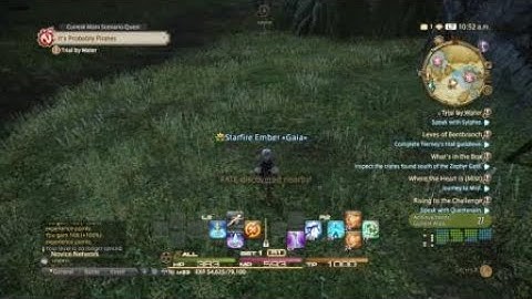 FINAL FANTASY XIV Trial by water