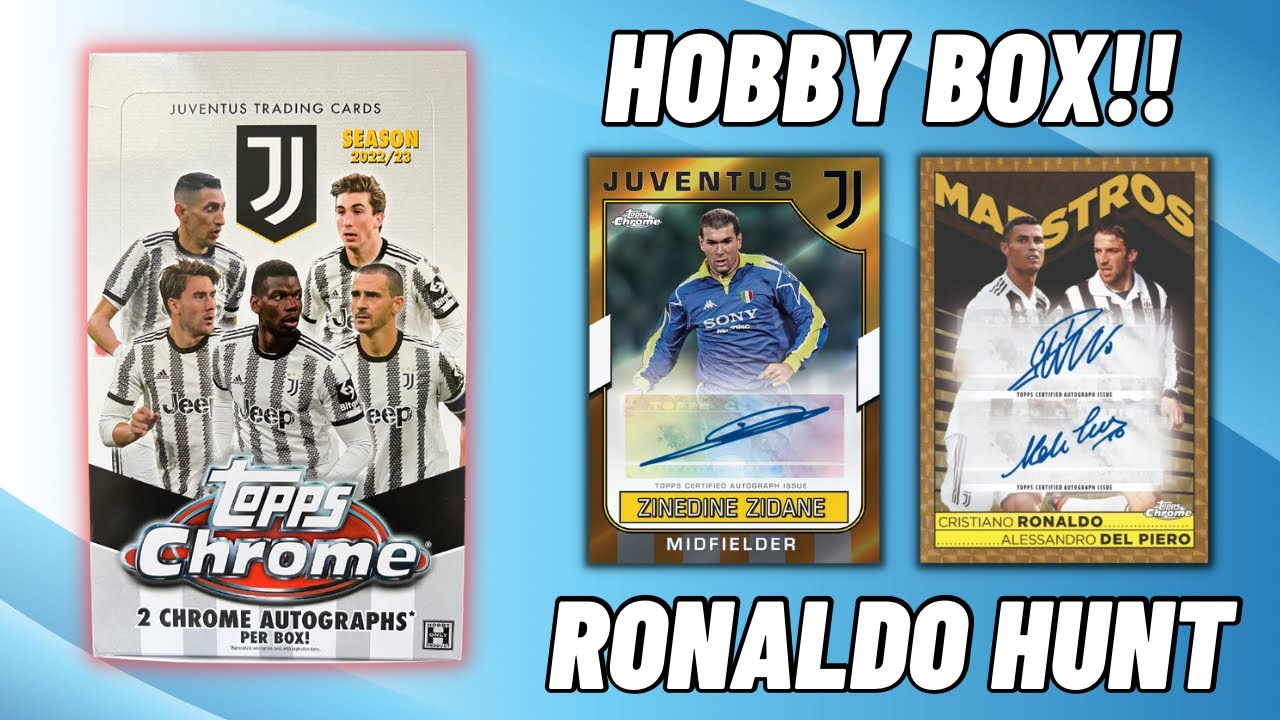 NEW! Topps Chrome Juventus 2022/23 hobby box opening! Hunting for 