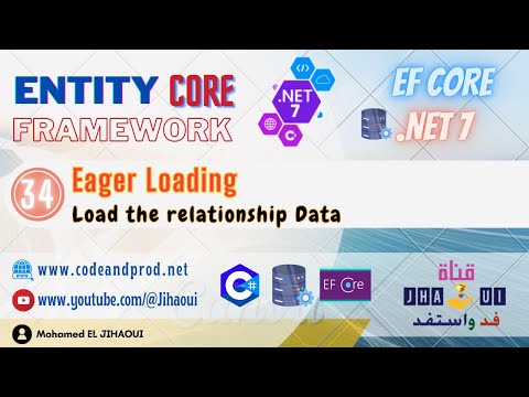 34 EntityFramework Core .NET 7 - Book App - Eager Loading - Load the relationship Data #dotnet7