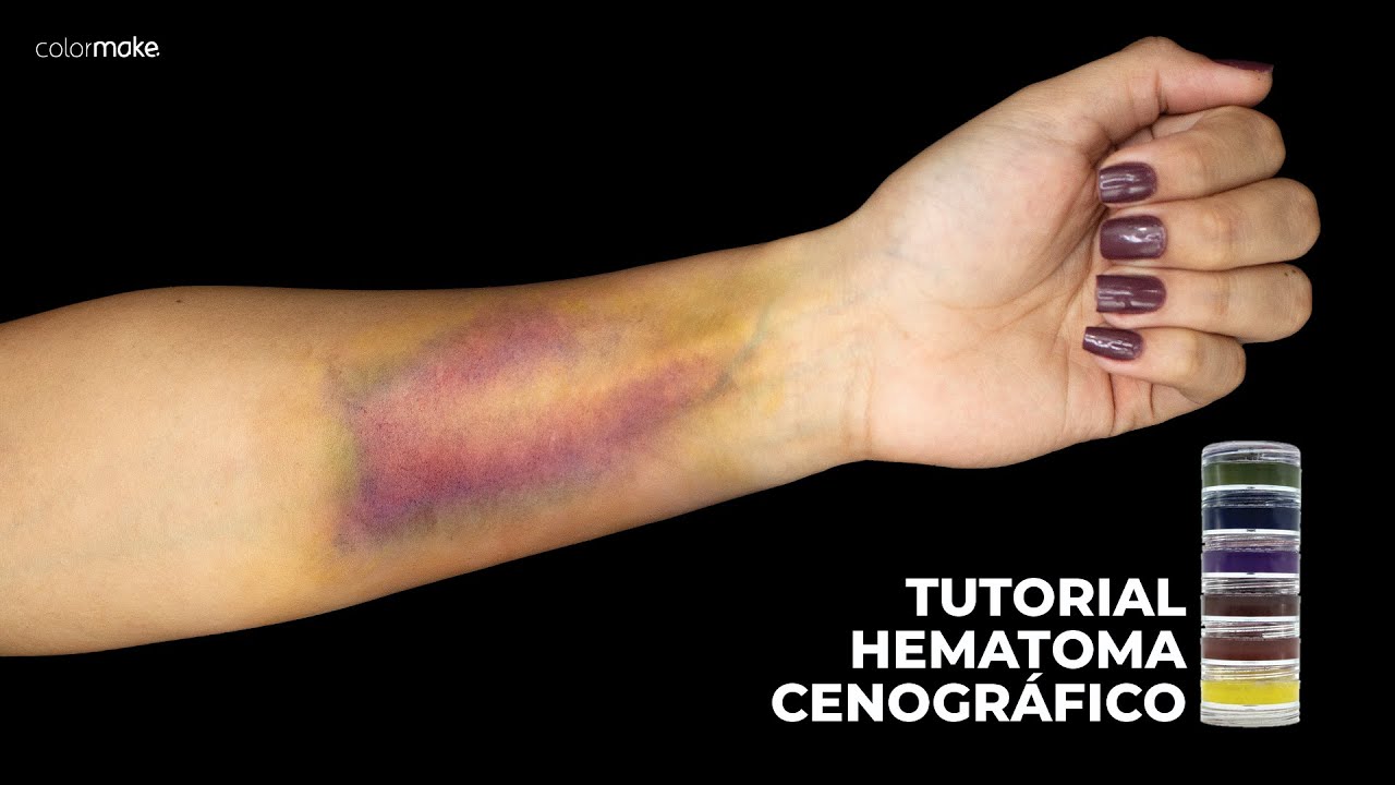 Tutorial de maquiagem com HEMATOMA CENOGRÁFICO!