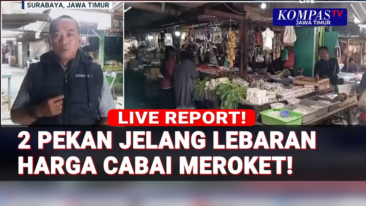 Dua Pekan Jelang Lebaran, Harga Cabai di Surabaya Mulai Naik di Sejumlah Pasar