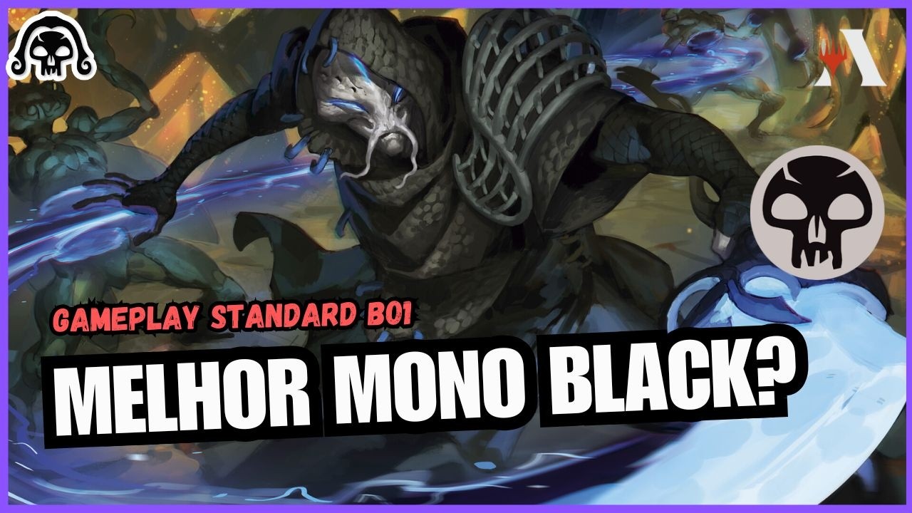 O MELHOR MONO BLACK DO STANDARD? 💀 Esqueletos me levaram ao DIAMOND RÁPIDO | MTG Arena