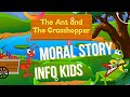 The Ant And The Grasshopper Story in English | Moral Story