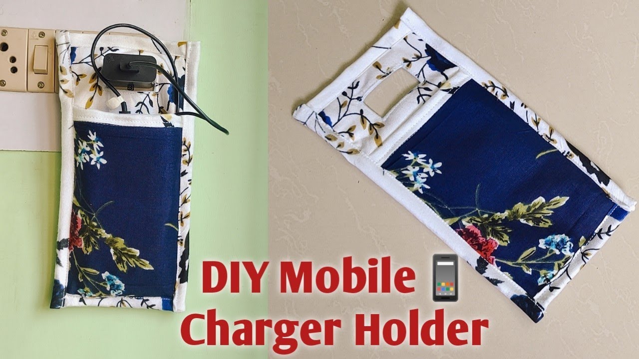 DIY Mobile📱Charger Holder/Mobile Pouch/how to make mobile📱 charging holder||