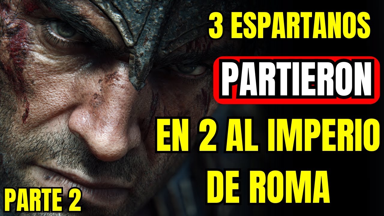 ¿Cómo 3 Espartanos PARTIERON en dos al IMPERIO de Roma?   | La Caza  Final  más brutal