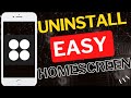 How to Uninstall Easy Homescreen App on Android