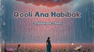 Qooli Ana Habibak قولي أنا حبيبك Muhammad Ansari
