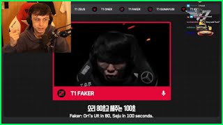 Faker Times Ults Like A Robot | Caedrel Reacts To T1 Voice Comms