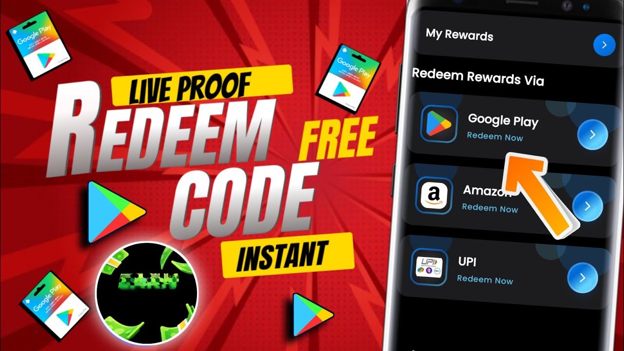 FREE REDEEM CODES INSTANT 🤩 (New App) | REDEEM CODE FREE | HOW TO GET GOOGLE PLAY STORE REDEEM CODE