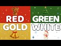 Christmas Colors for Children 🎄 | Learn Red, Green, Gold, White!